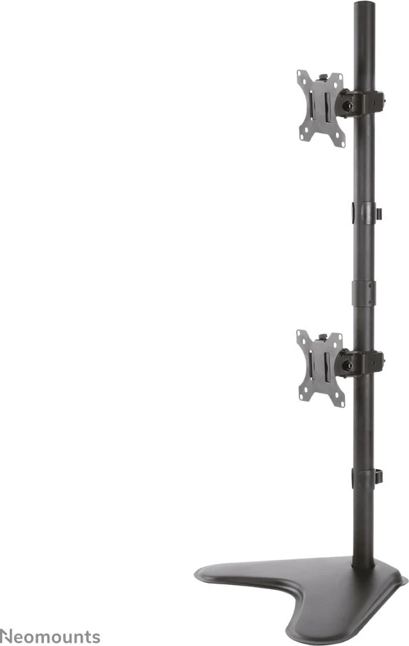 Držalo za 2 monitorja, Neomounts FPMA-D550DDVBLACK, 10–32 in, nastavljiva višina, črno