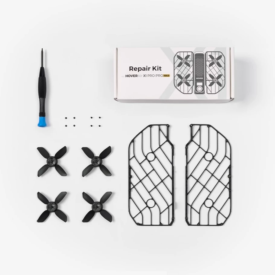 Rezervni komplet za dron HOVERAir X1 PRO & PROMAX, SP86H020, teknopolimer, črn