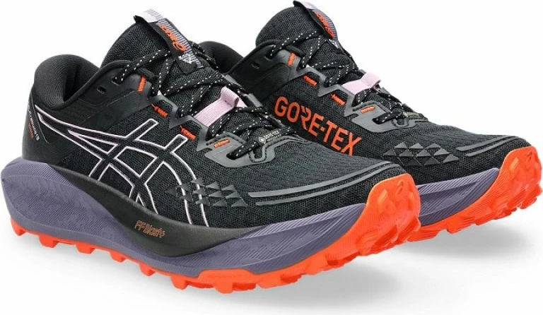 Tekmovalne tekaške škornje z Gore-Tex za ženske Asics Gel Trabuco 13 GTX, črne