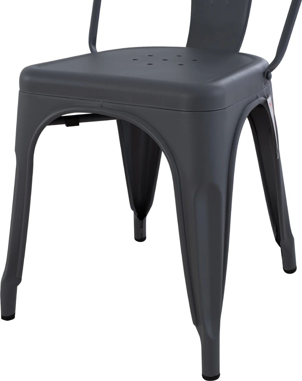 Kovinski stol MELITA FH8641.10 v sivi barvi 43x50x82Hcm