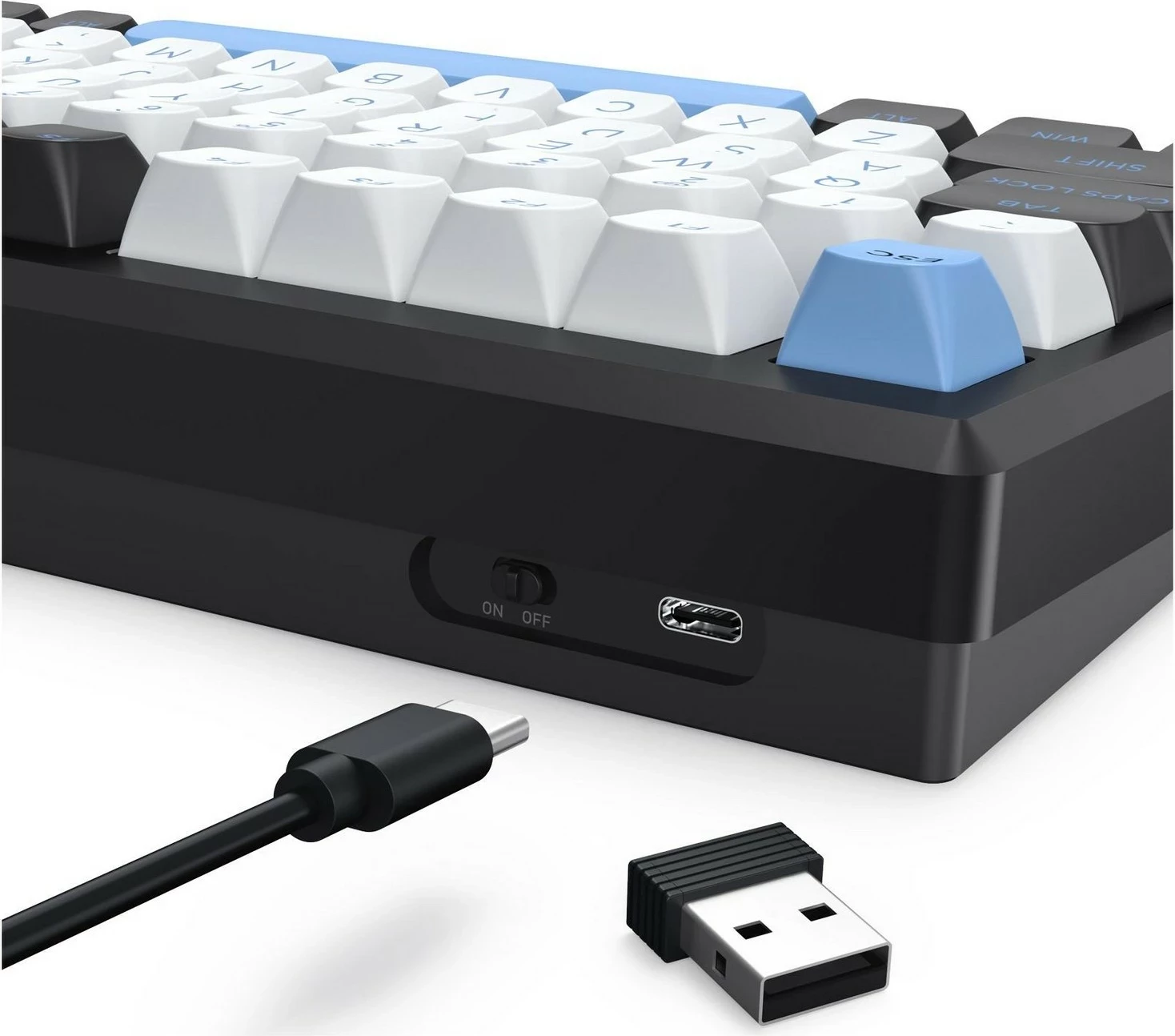 Mehanska tipkovnica Redragon Uranus Pro K732WLB-RGB-PRO 82, RGB, brezžična/prek kabla, črna