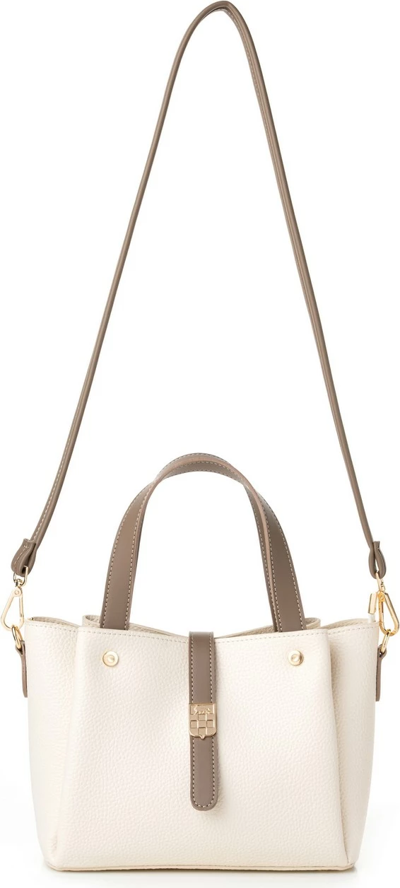 Torba za roko Vince Camuto Bellagio, kremna in mink