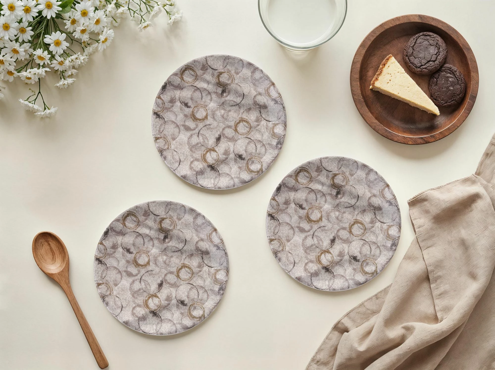 Plošče za sladice (6 kosov) Hermia Concept, Bubble