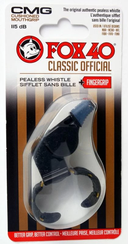 Bilbil (piščalka) za sodnike FOX 40 Classic, črn