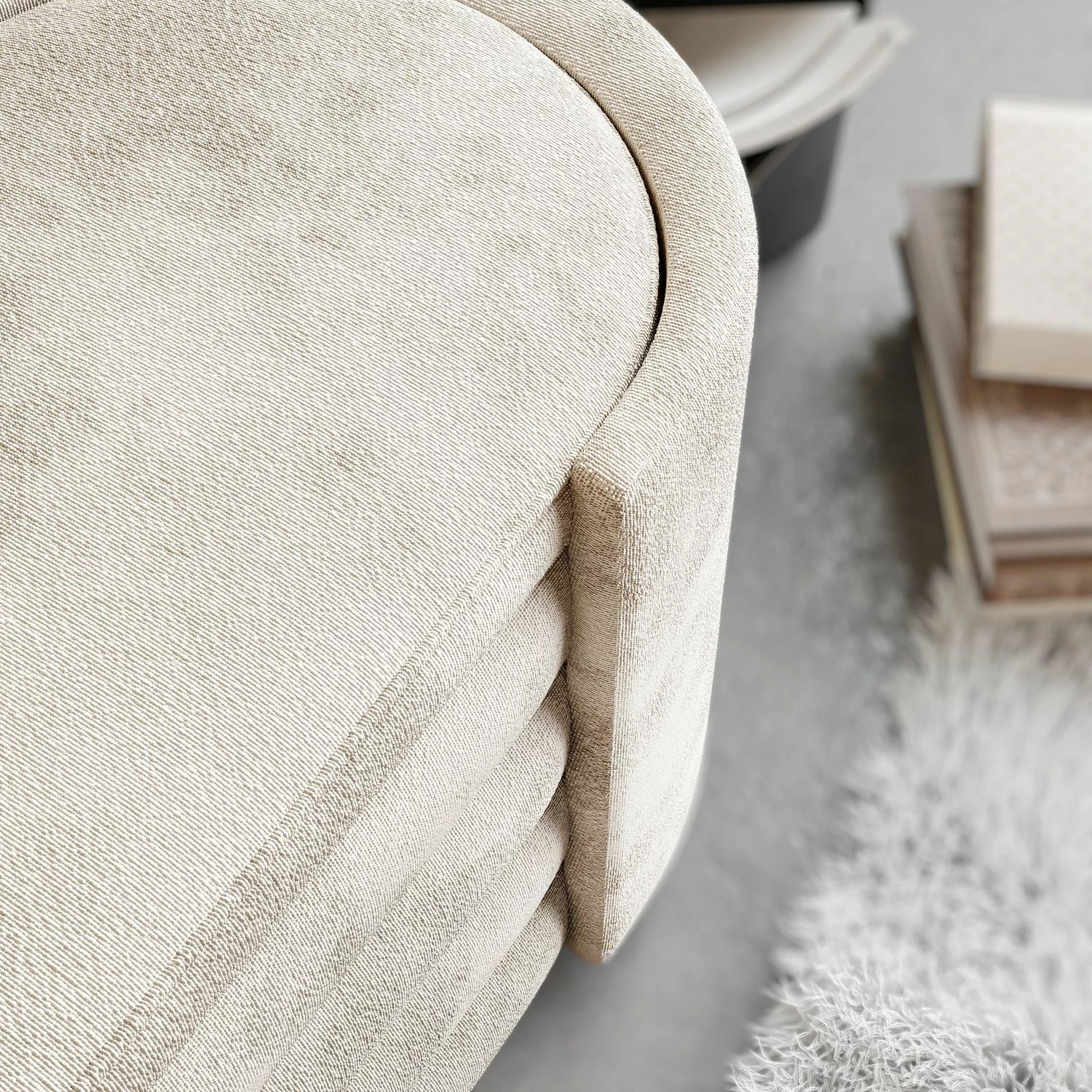 Klupa Atelier del Sofa Rosa Boxed, kremna