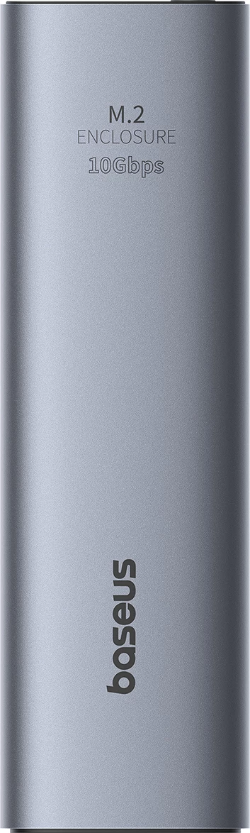 Zunanje ohišje za SSD M.2 NVMe Baseus FlyJoy, 10 Gb/s, sivo