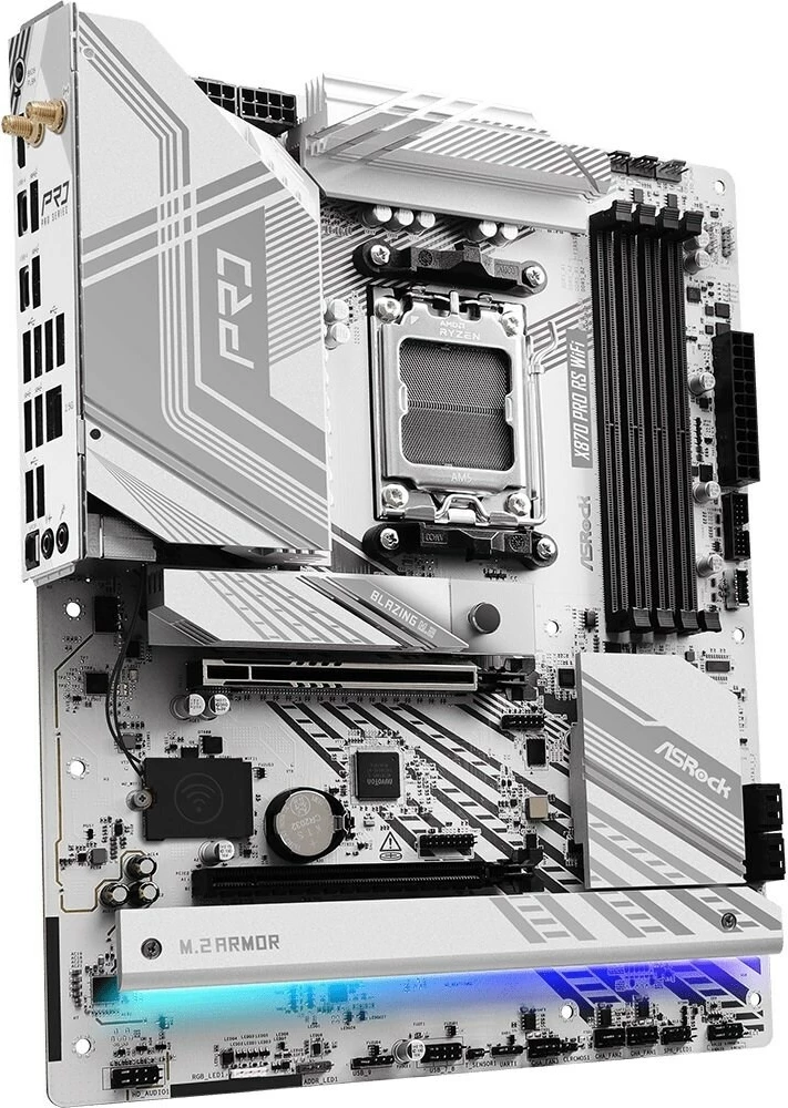 Plošča za matično ploščo ASRock X870 Pro RS WiFi, Socket AM5