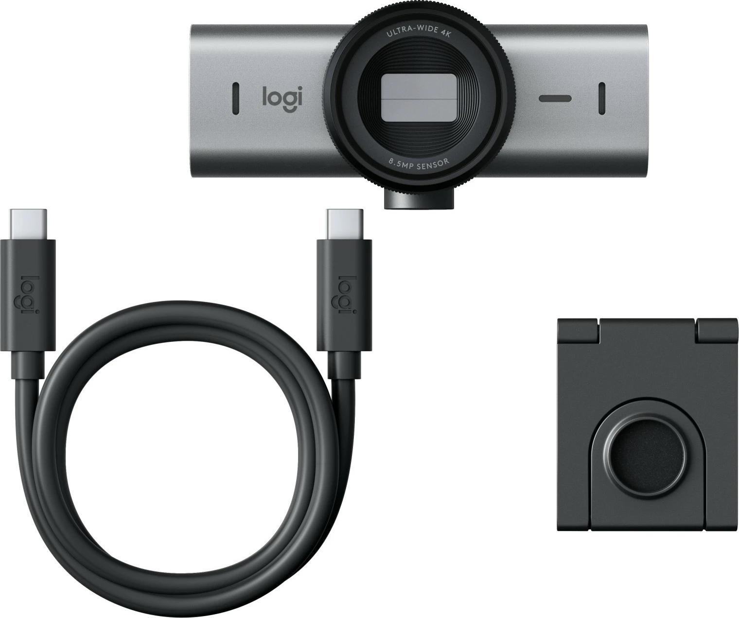 Kamera za poslovno rabo Logitech MX Brio 705, 8,5 MP, 4K Ultra HD, 60 fps, alumin, črna