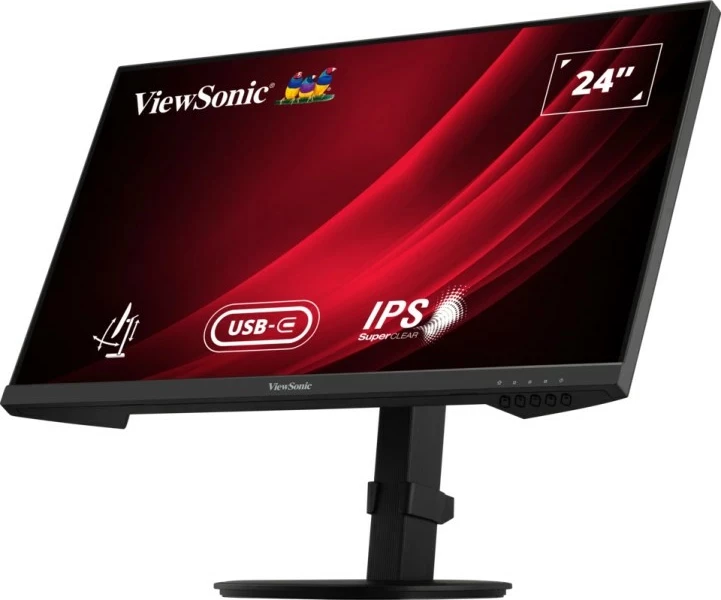 Monitor 23,8" Full HD LED, črn Viewsonic VG2409-MHDU-2