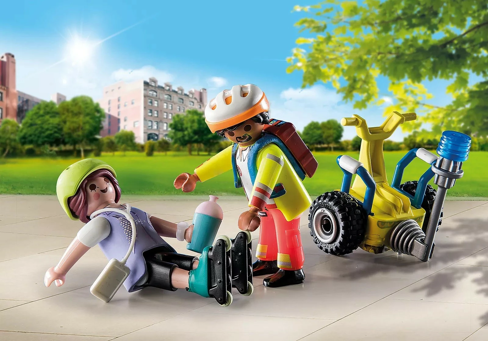 Starter komplet reševalne službe, Playmobil City Life 71257, 34 delov