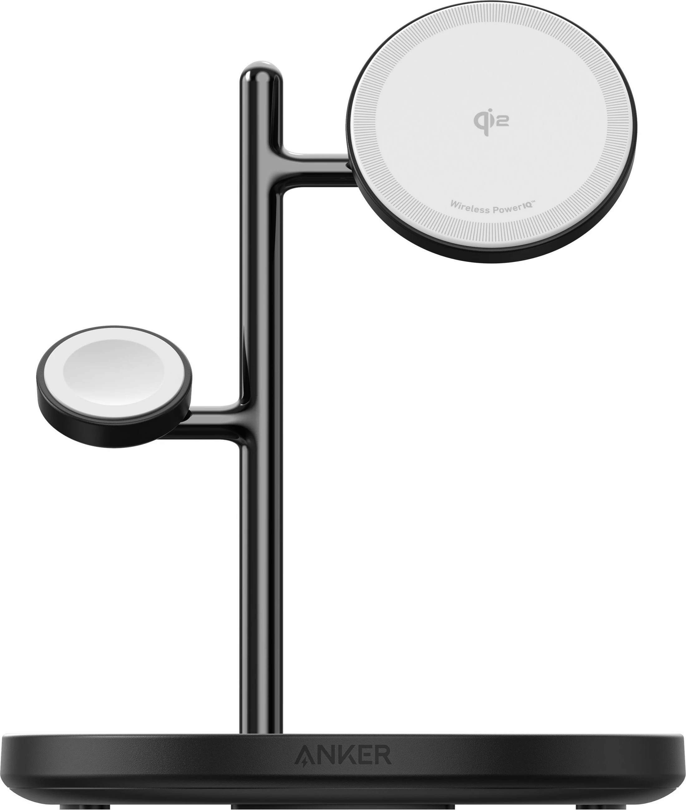 Stojalo za brezžično polnjenje MagGo, Anker, USB, črno