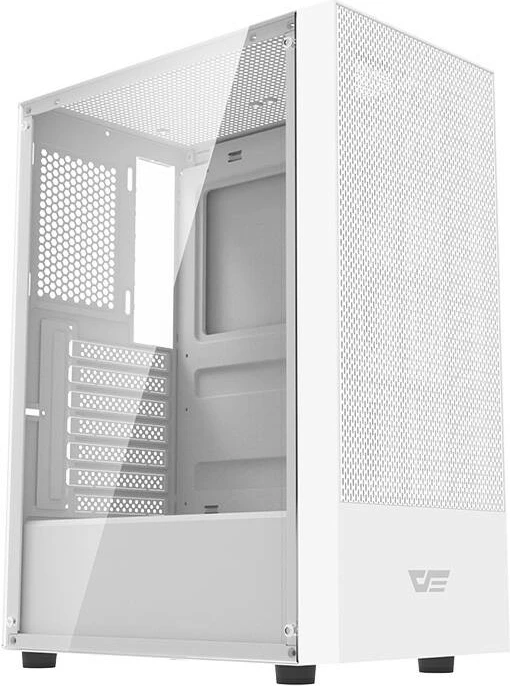 Računalniško ohišje Darkflash A290, Mid-Tower, z 3 ARGB ventilatorji, belo
