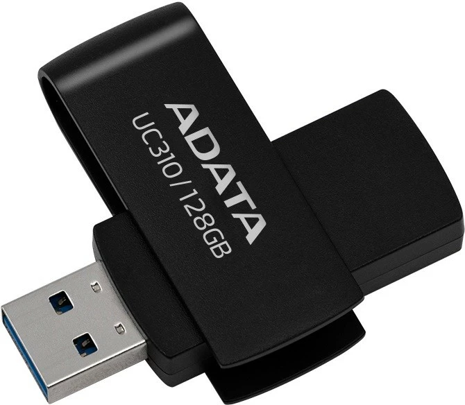 Pendrive 128GB USB 3.2, Adata UC310, črn