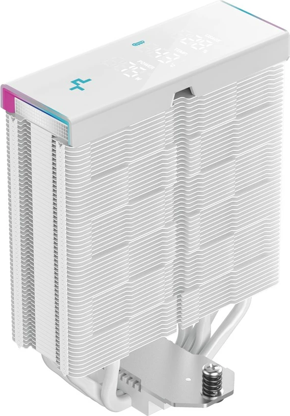 Hladilnik procesorja DeepCool AK400 Digital PRO WH, 12 cm, bel