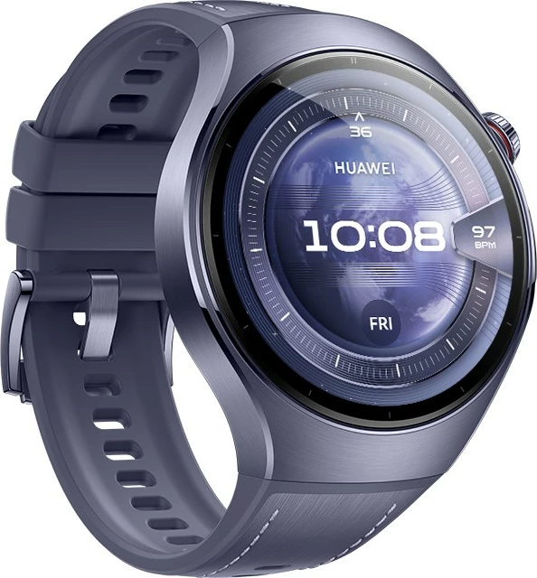 Pametna ura Huawei Watch 5, 46 mm, kompozitni pašček sivo-vijoličen
