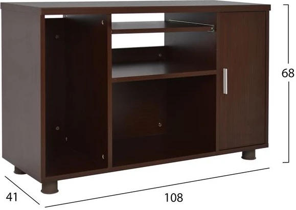 Profesionalna pisarniška omara v barvi wenge FH2051.12 80x40x118 cm