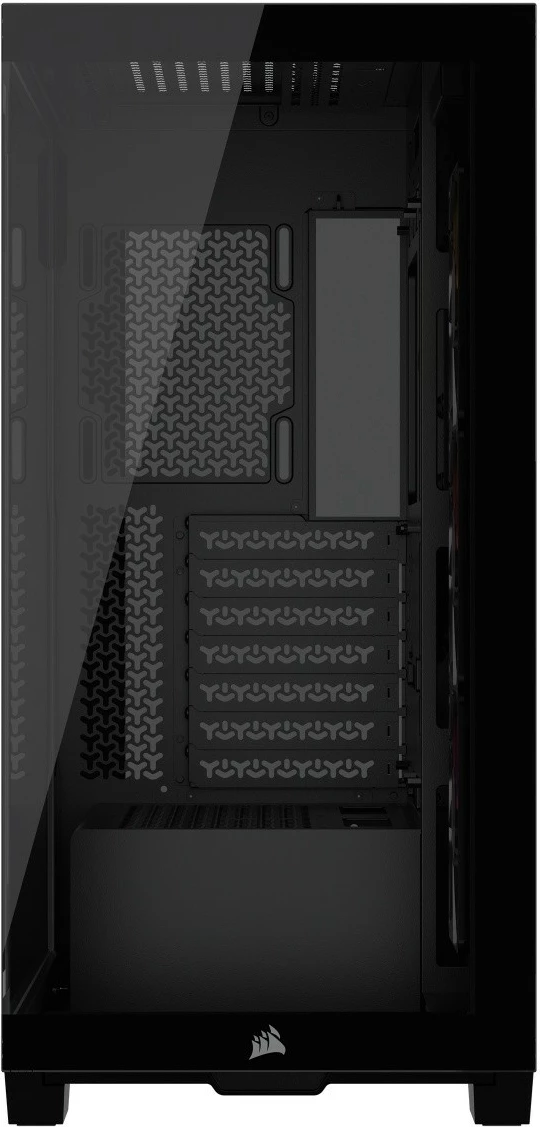 Računalniško ohišje s kaljenim steklom, Corsair 3500X ARGB Midi Tower, črno