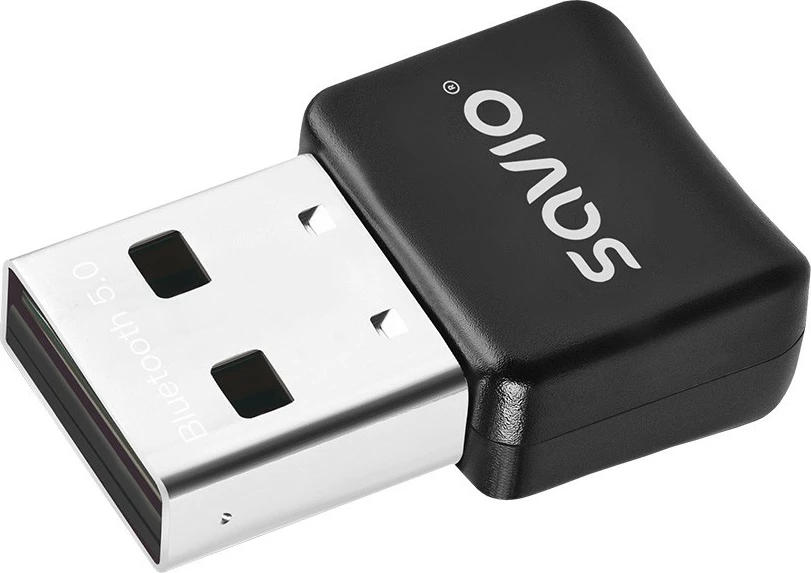 Bluetooth adapter USB, Bluetooth 5.0, črn Savio BT-050