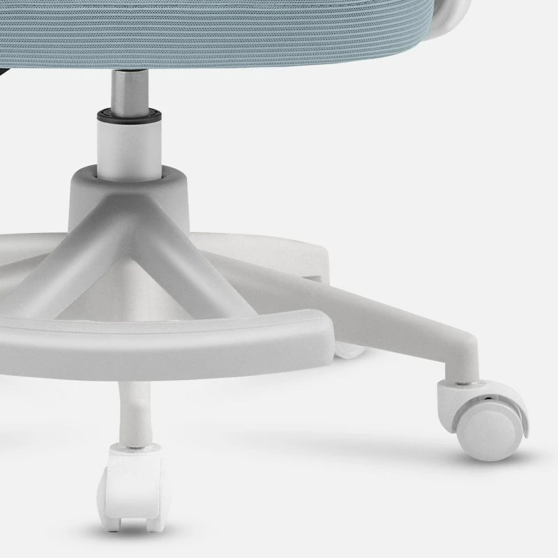 Otroška vrteča pisarniška stol MARK ADLER Junior 4.5, mreža, pena, mint modra