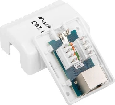 Kabel LANBERG, kategorija 6, bel
