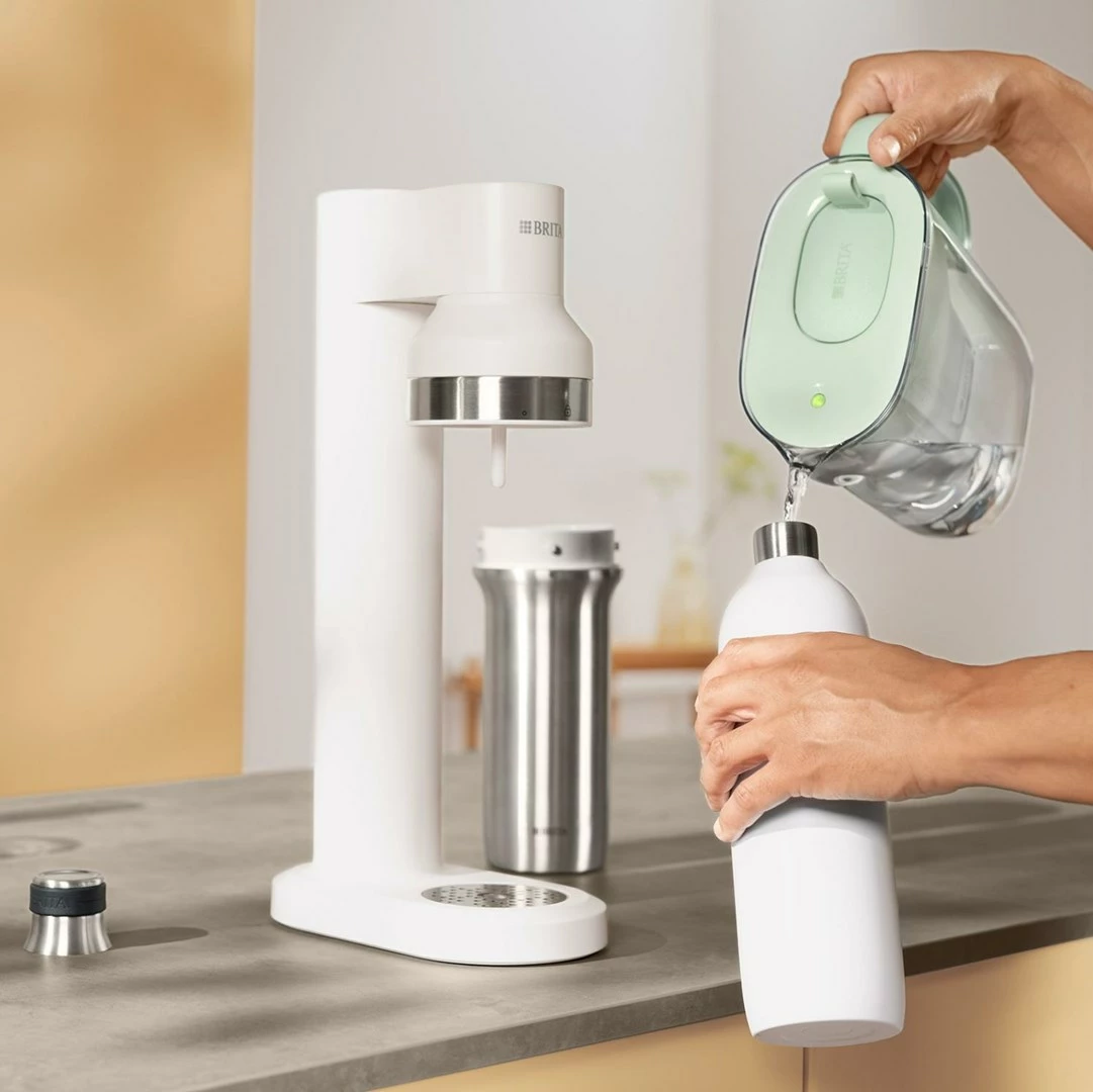 Steklenica za karbonizacijo BRITA 1046735, nerjaveče jeklo