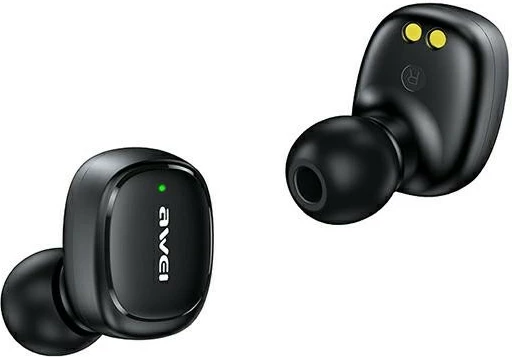 Brezžične slušalke AWEI T13 Pro TWS, Bluetooth 5.1, z mikrofonom, črne