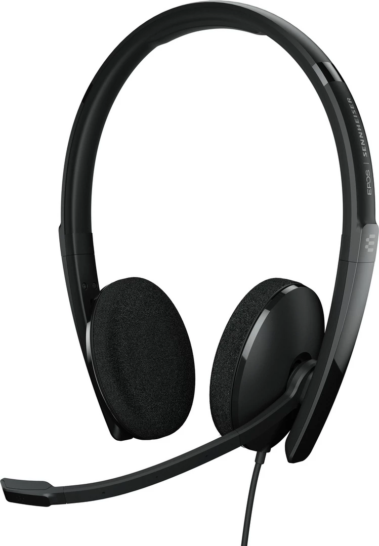 Slušalke z mikrofonom, žične, on-ear, črne, Sennheiser 1000901