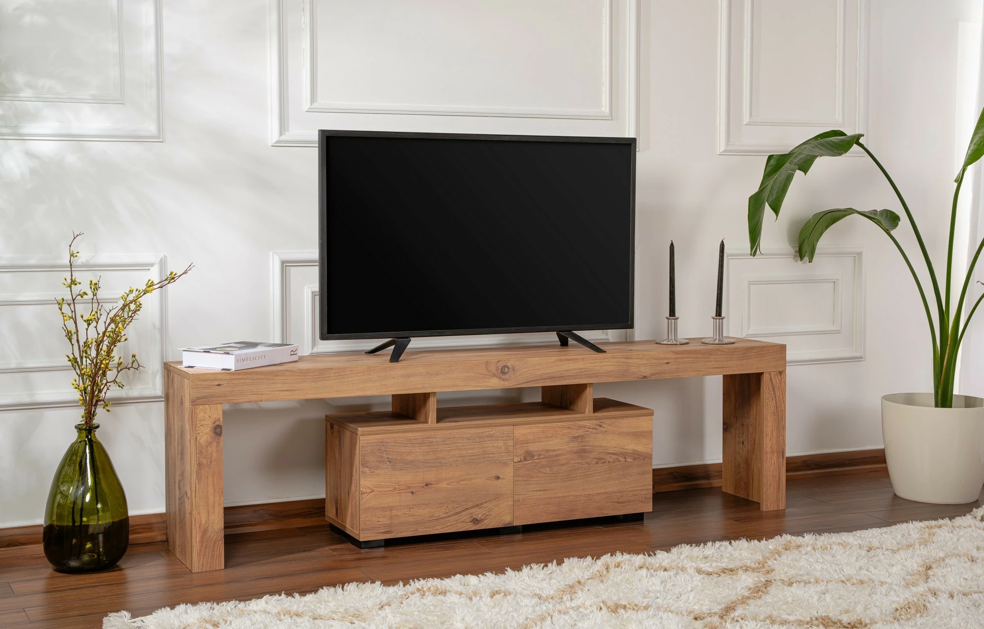 TV komoda Nordure Enclave, atlantska borovina