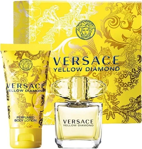 Set parfumiranega voda in balzama za telo Versace Yellow Diamond 90 ml + 100 ml