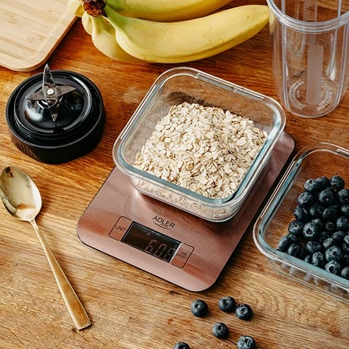 Kuhinjska elektronska tehtnica, 5 kg, bakrena Adler AD 3183c