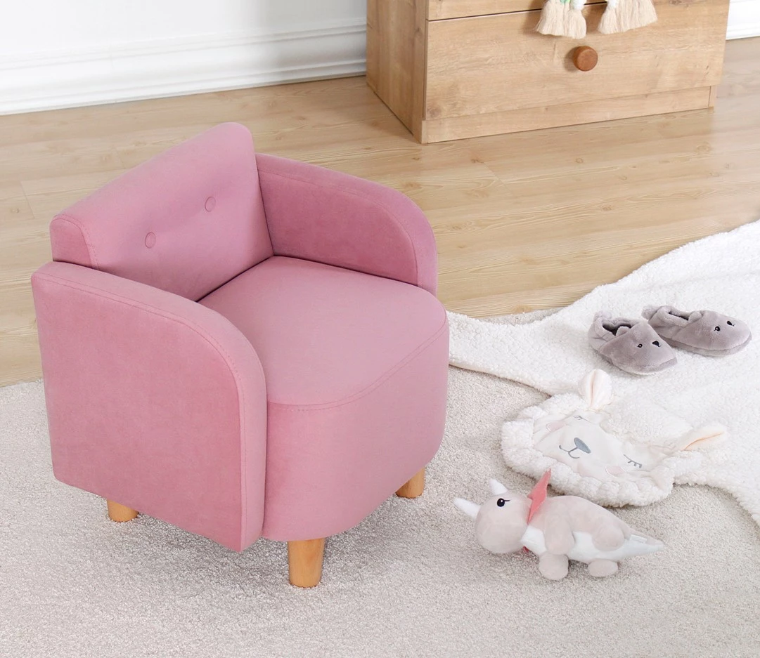 Otroški naslanjač z naslonjali, Atelier del Sofa Volie, roza
