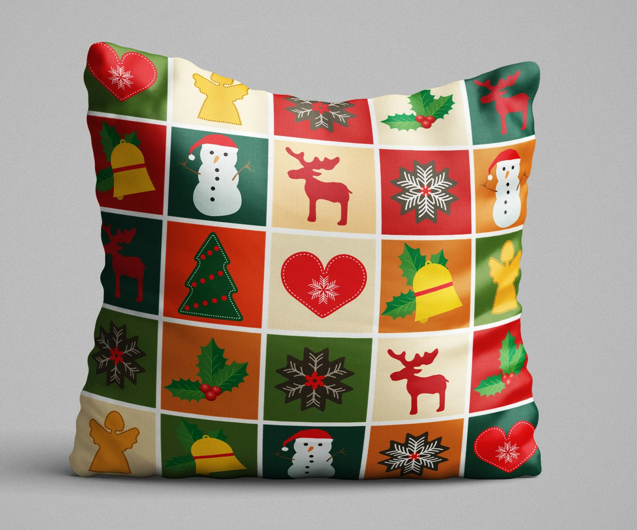 Dekorativna blazina Aberto Design KRLNTXMAS-2, večbarvna, 43x43 cm