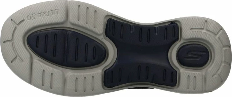 Flip-flop – moški, Skechers Go Walk Arch Fit San 229022-BKGY, črno-sivi