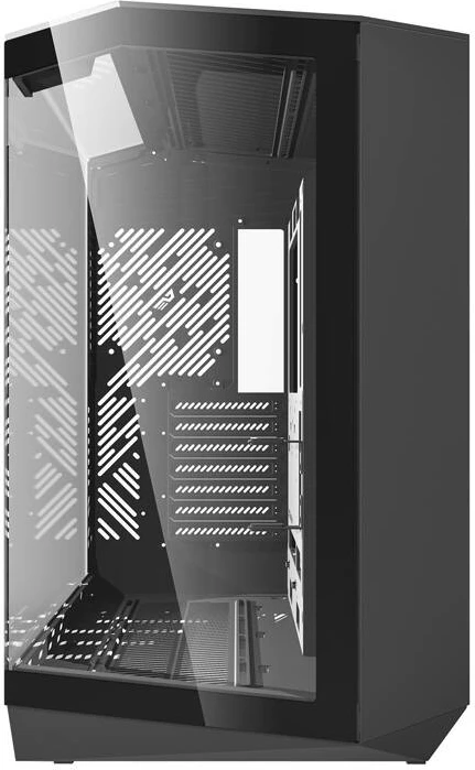 Big Tower ohišje z ojačenim steklom Darkflash DY470, črno