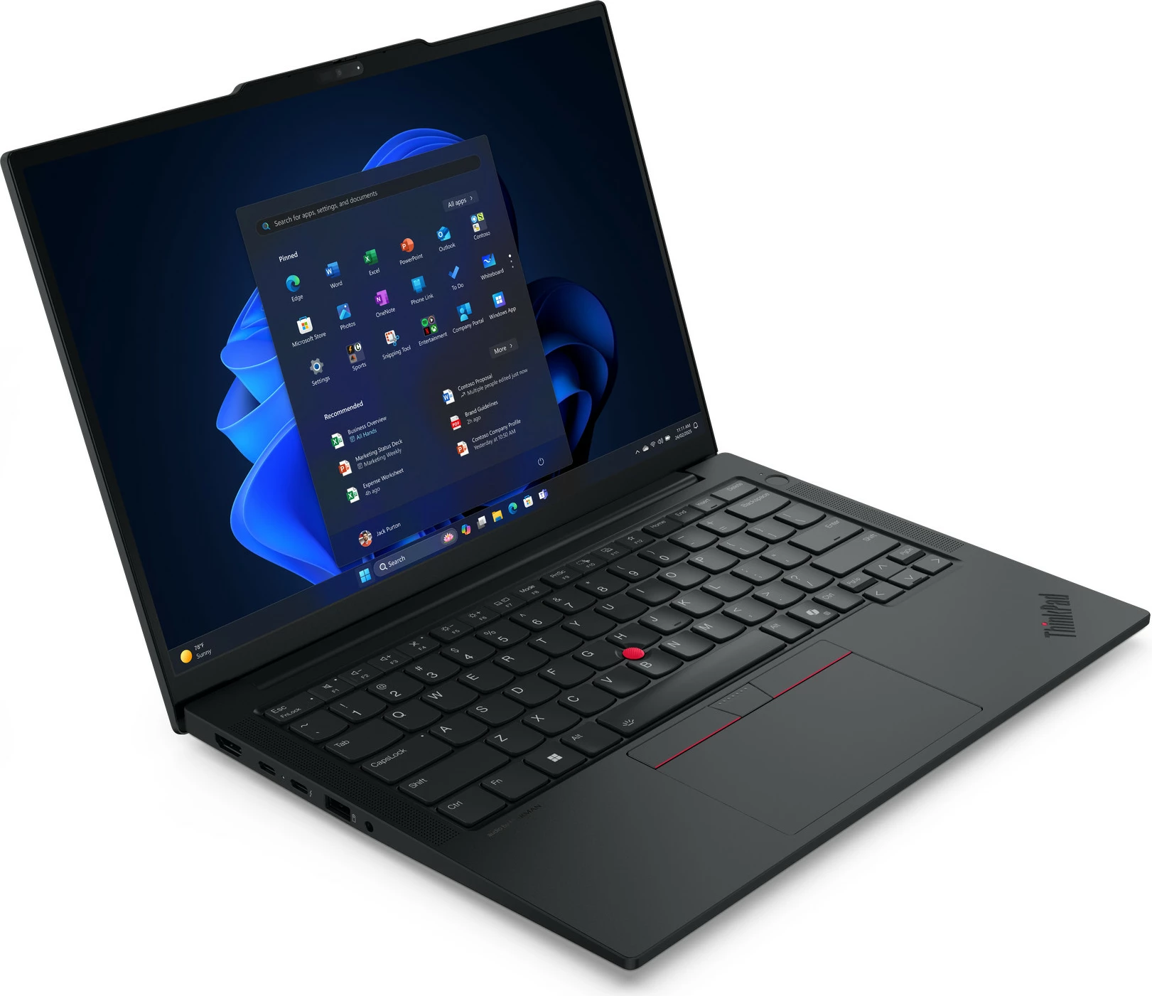 Prenosnik Lenovo ThinkPad E14 G7, Ultra5 228V, 32 GB RAM, 1 TB SSD, 14", črn
