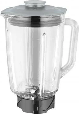 Mešalnik z vrčem iz stekla 1,5 L, 800 W, nerjaveče jeklo/belo Amica BTM5012