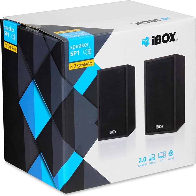 Stereo zvočniki I-BOX IGLSP1, črni