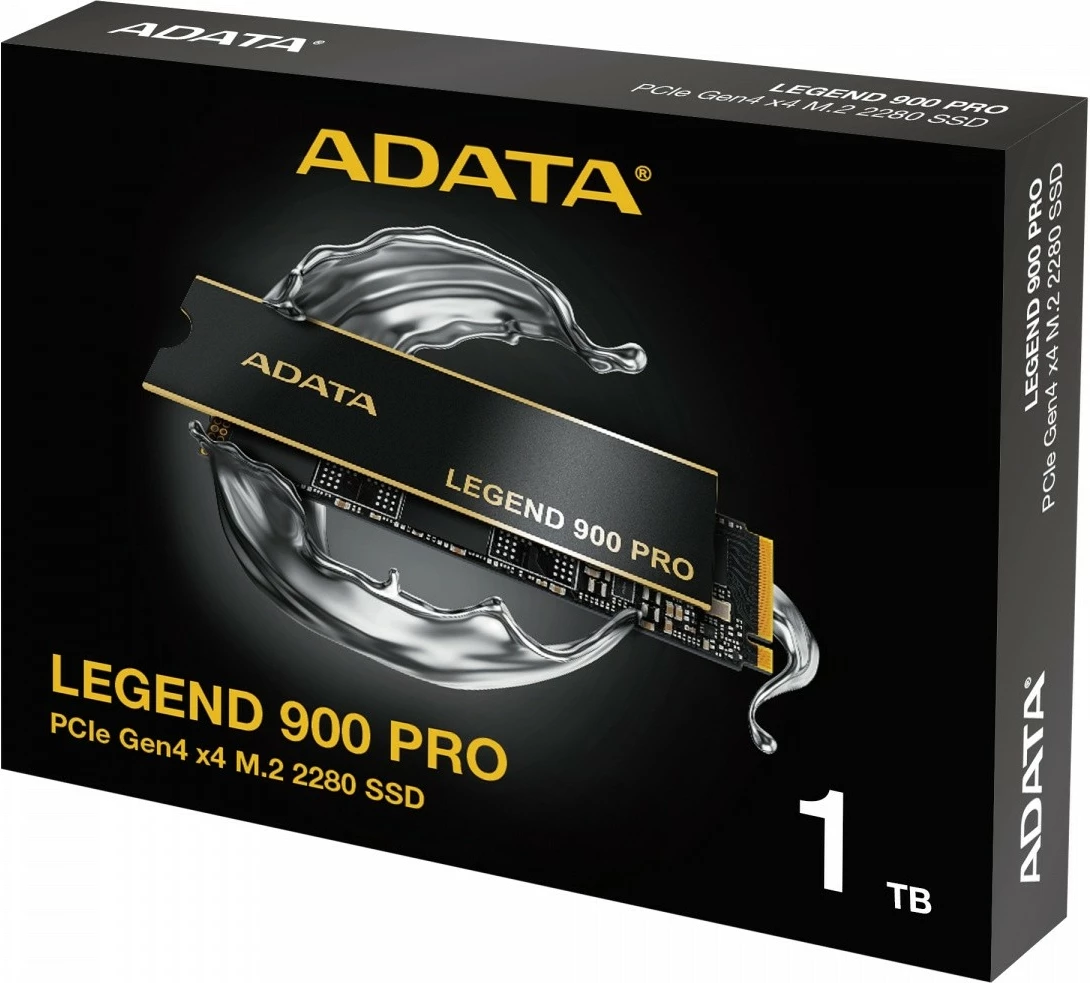 SSD 1TB, M.2 2280, PCIe 4x4, črn Adata LEGEND 900 PRO