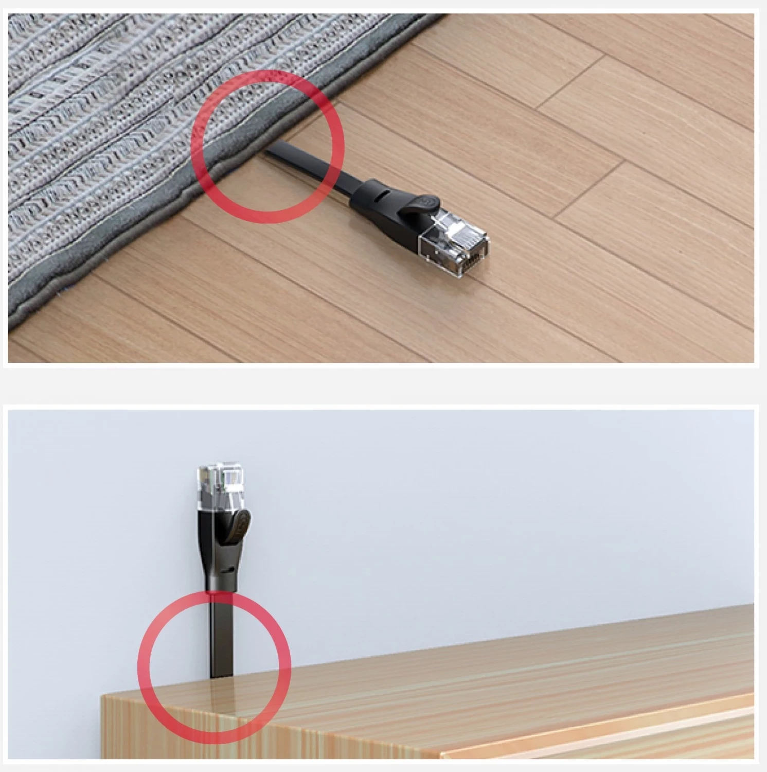 Ethernet kabel Cat.6, Unitek, črn