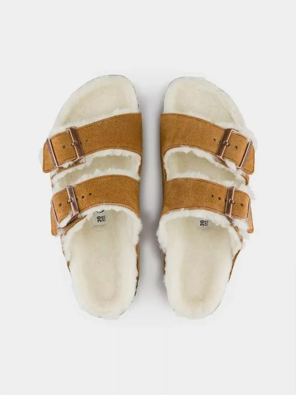 Natikači Birkenstock, ženski, rjavi