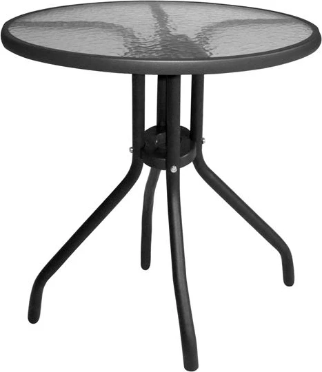 Set jedilne mize 3 kosi s mizo in stoli v barvi kamelje sive FH5180.01