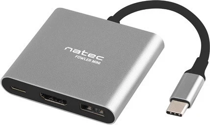 Večvratni adapter USB-C PD, HDMI 4K - Natec