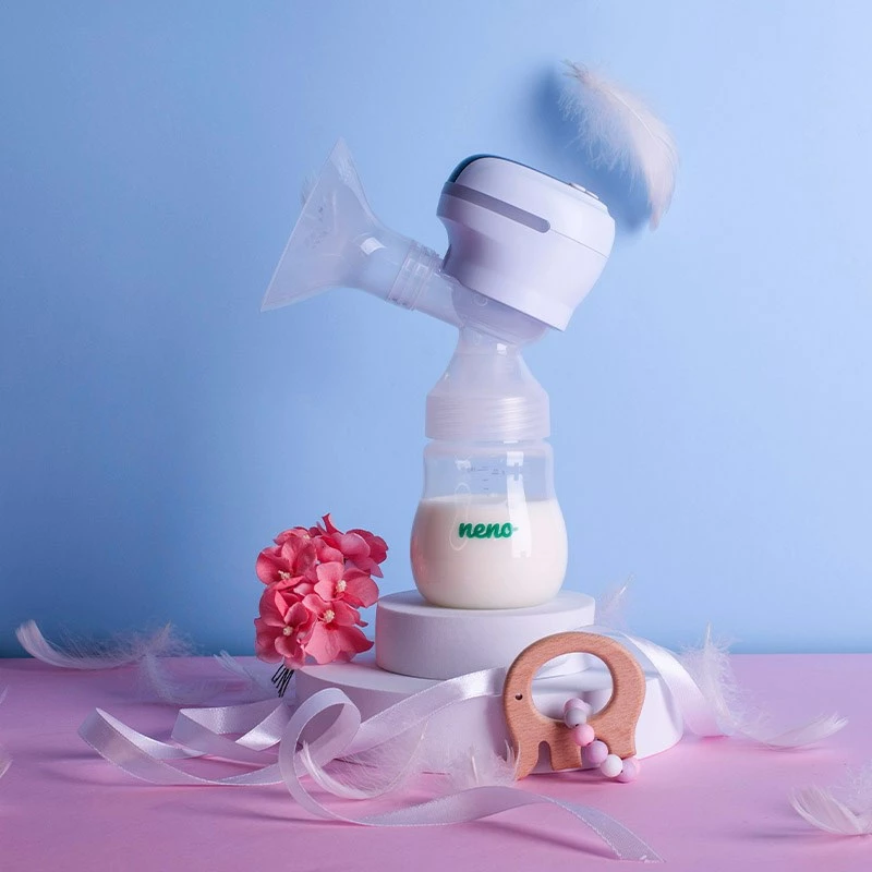 Električna prsna črpalka, Neno ANGELO, 180 ml, modra