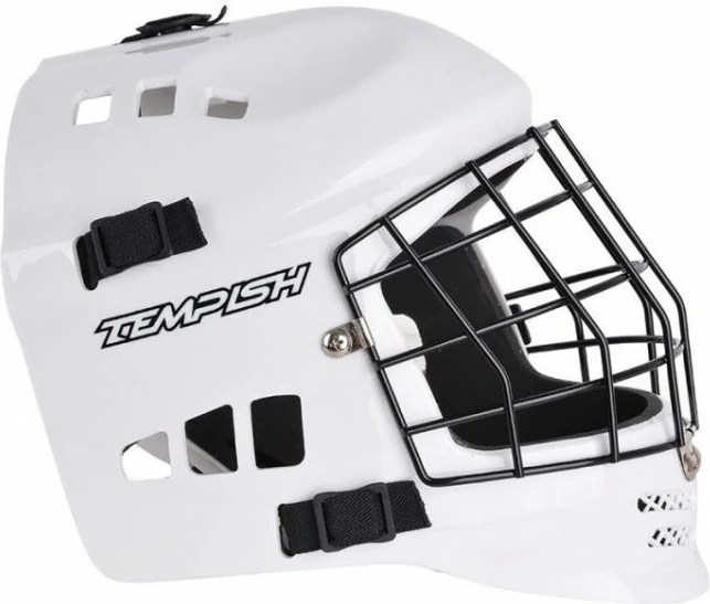 Maska za vratarja Tempish, moška, bela