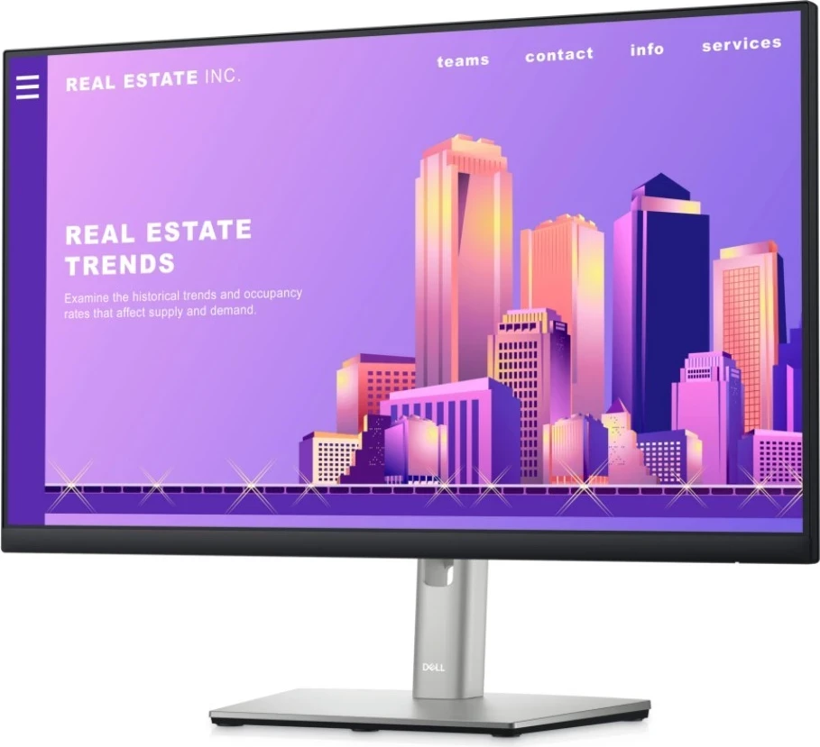 Monitor 23.8" Dell P2422H, Full HD, srebrn