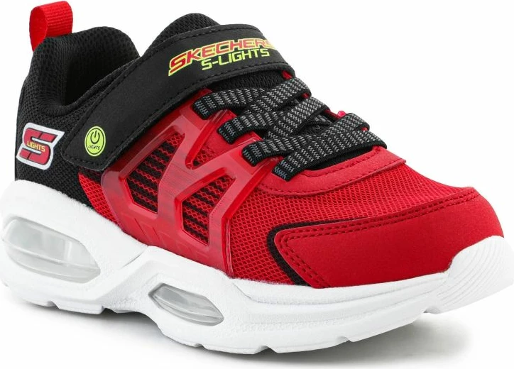 Superge za otroke, Skechers S-Lights Prisma Trons 400090L-RDBK, rdeče in črne