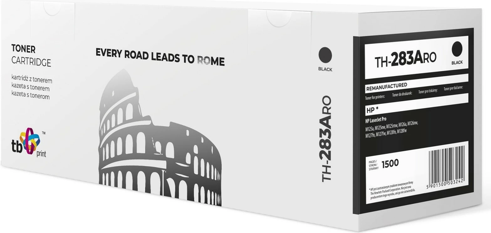 Toner kartuša za HP LaserJet Pro TB Print TH-283ARO, črna