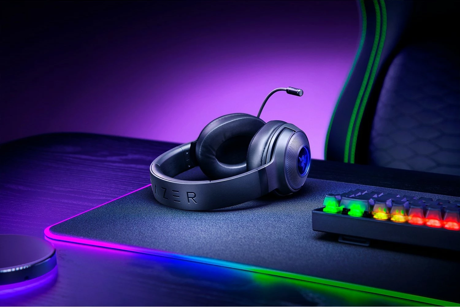 Gaming slušalke Razer Kraken V3 X, žične, 12 - 28000 Hz, 283 g, črne