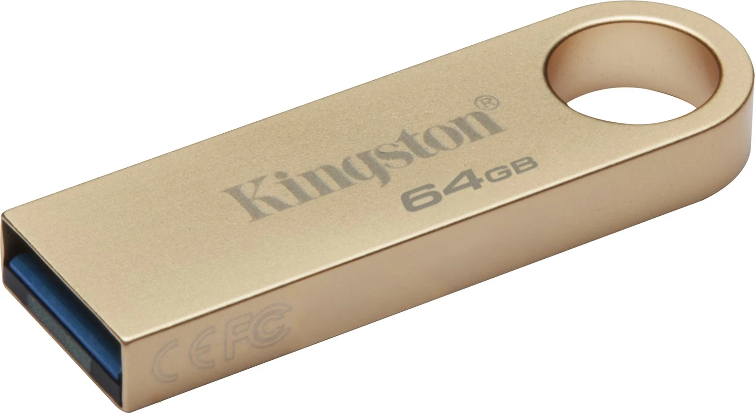 USB za shranjevanje 64GB, 220MB/s, kovinski, USB 3.2 Gen 1 SE9 G3 Kingston DataTraveler