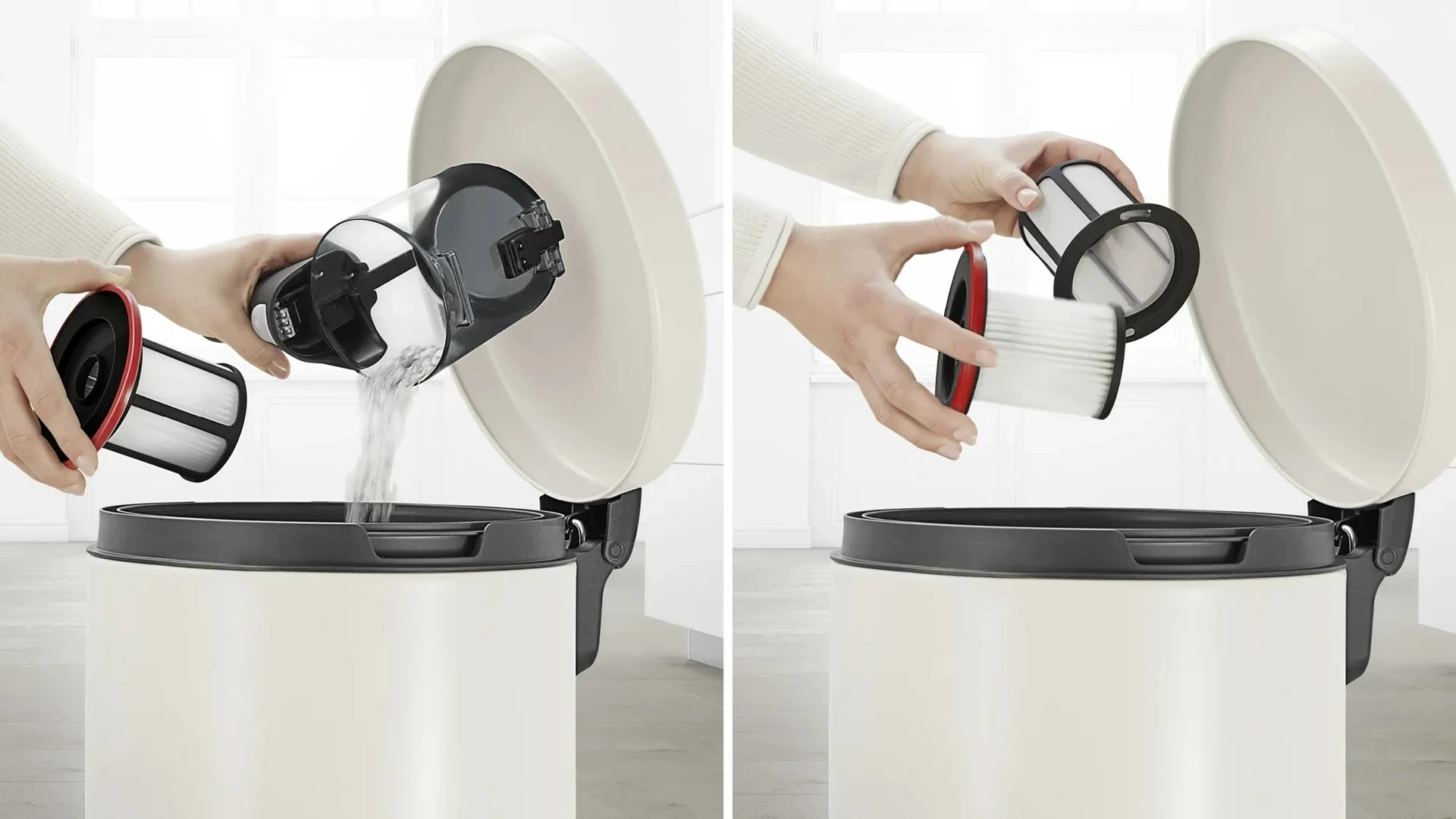 Brezžični sesalnik Bosch Serie 6 BCS611P4A, 0,3 L, črn